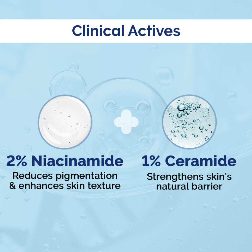 The Derma Co Nia-Ceramide Barrier Repair Face Wash (80ml) - Niacinamide, Ceramides & Sensitive Skin