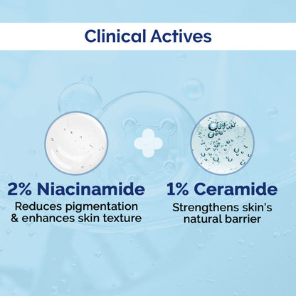 The Derma Co Nia-Ceramide Barrier Repair Face Wash (80ml) - Niacinamide, Ceramides & Sensitive Skin