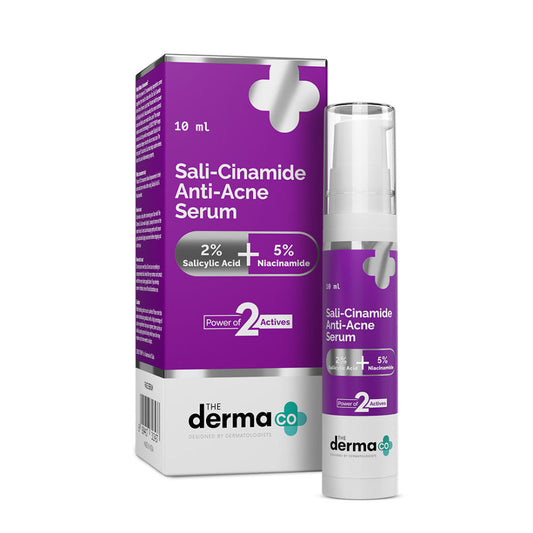 The Derma Co Sali-Cinamide Anti-Acne Face Serum with 2% Salicylic Acid & 5% Niacinamide (10ml)