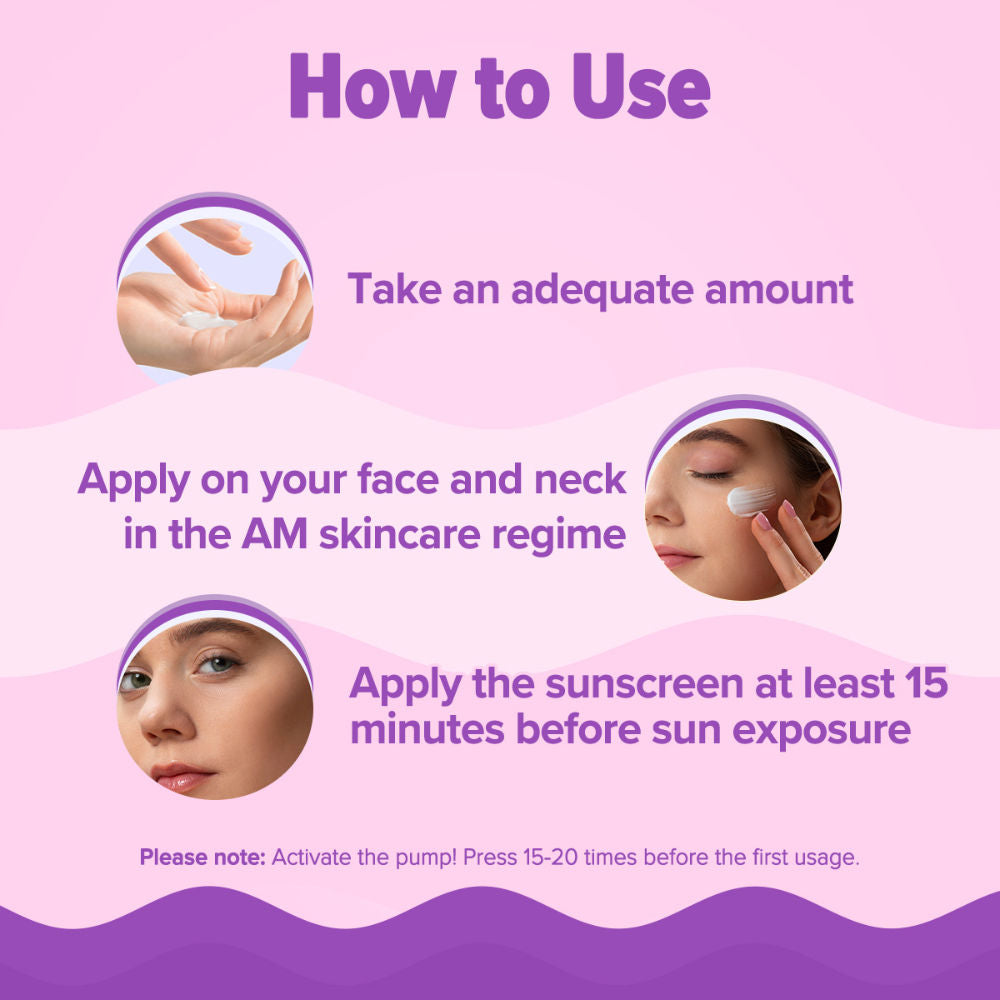 Aqualogica Illuminate+ Dewy Lightweight Sunscreen Gel SPF 50+ PA++++ - All Skin Types (50g)