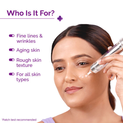 The Derma Co 3000 PPM Retinol Microneedle Serum Shot (10g) - Wrinkle Reduction & Skin Renewal