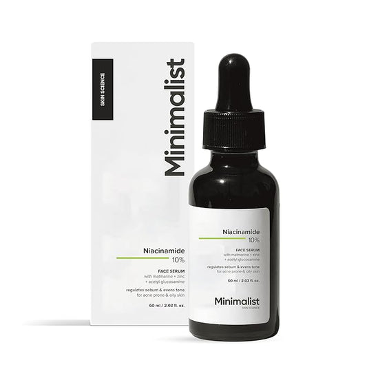 Minimalist Niacinamide 10% Face Serum - Oil Control & Clear Skin (60ml)