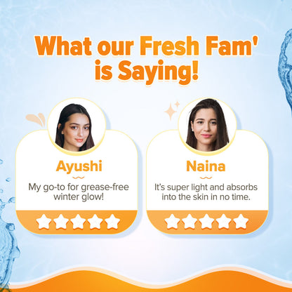 Aqualogica Glow+ Oil-Free Moisturizer - Papaya & Vitamin C (100g)