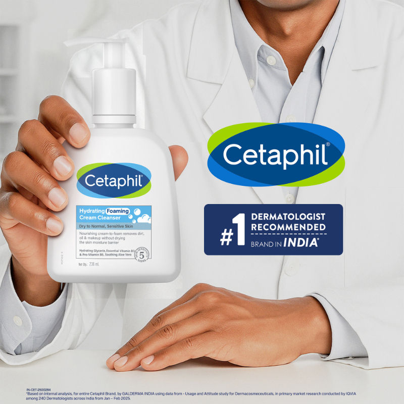 Cetaphil Hydrating Foaming Face Wash with Niacinamide & Aloe (236ml)