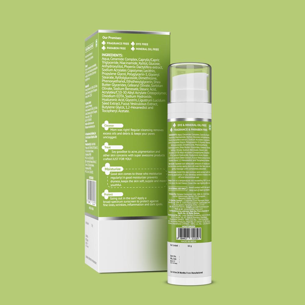 The Derma Co 4% Ceramide Barrier Repair Moisturizer (50g) - Dry, Damaged & Sensitive Skin