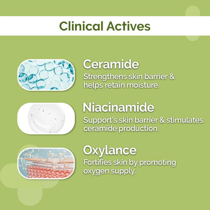 The Derma Co 4% Ceramide Barrier Repair Moisturizer (50g) - Dry, Damaged & Sensitive Skin