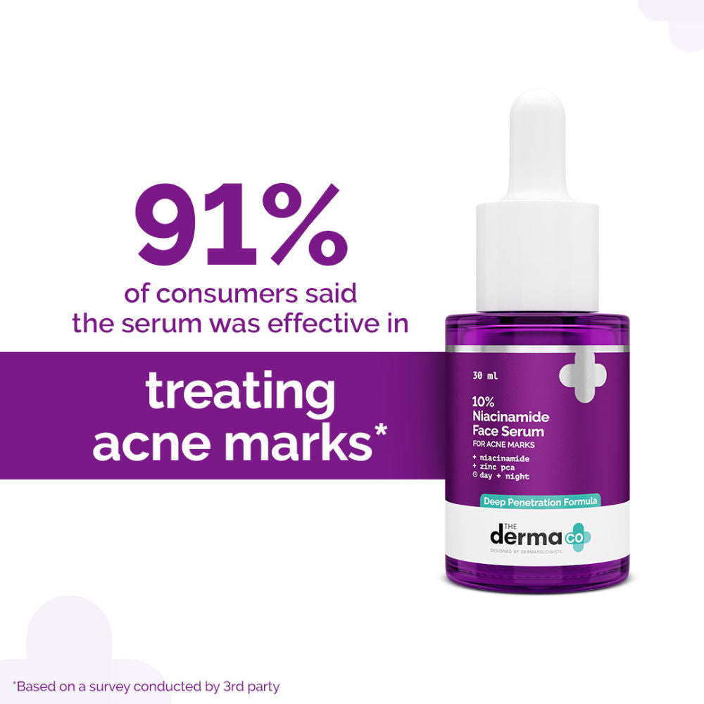 The Derma Co 10% Niacinamide Face Serum for Acne Marks (30ml)