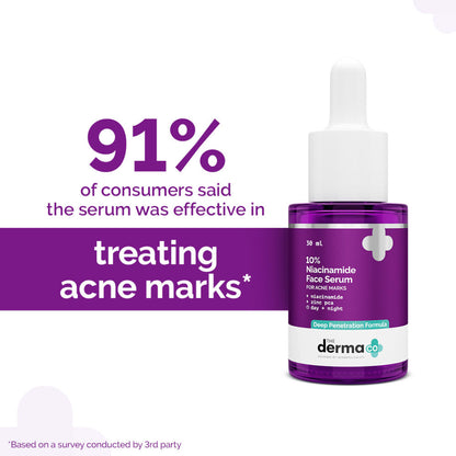 The Derma Co 10% Niacinamide Face Serum for Acne Marks (30ml)