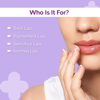 The Derma Co 1% Kojic Acid SPF 30 Lip Balm with Hyaluronic Acid & Alpha Arbutin for Lip Lightening (4.5g)