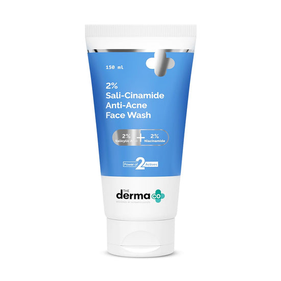The Derma Co Sali-Cinamide Anti-Acne Face Wash with 2% Salicylic Acid & 2% Niacinamide (150ml)