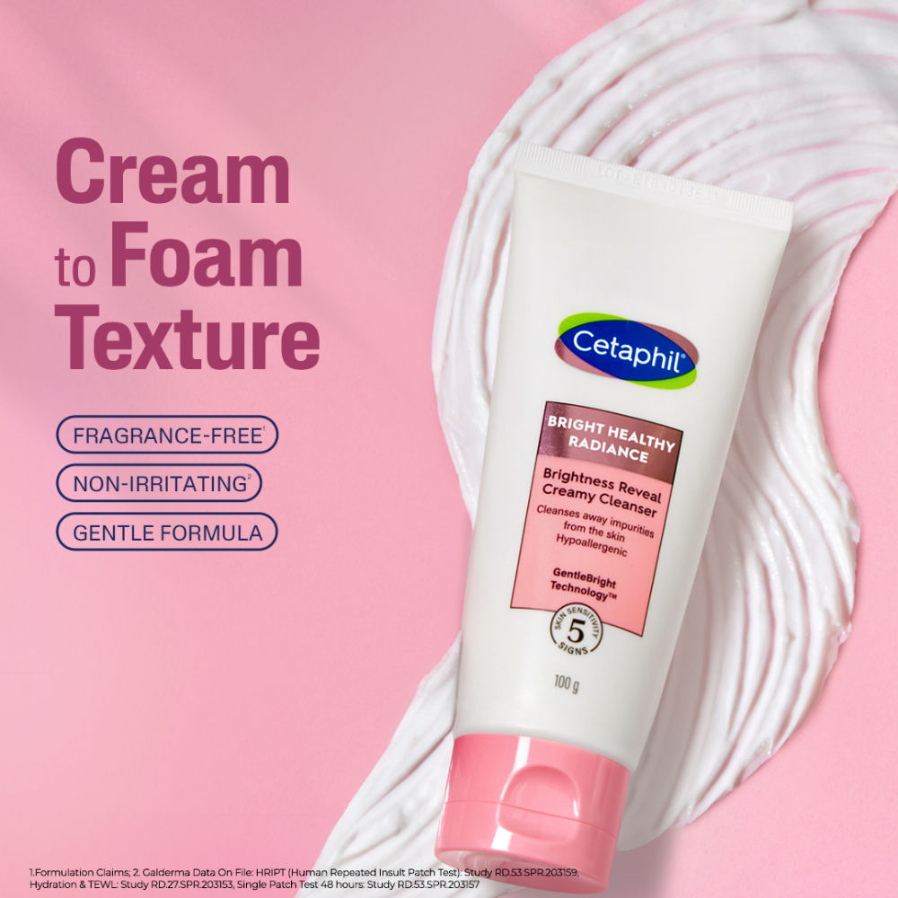 Cetaphil Bright Healthy Radiance Reveal Creamy Cleanser (100g)