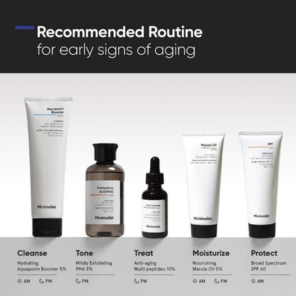 Minimalist 10% Multi-Peptide Serum - Anti-Aging & Collagen Boost (30ml)