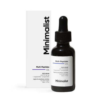 Minimalist 10% Multi-Peptide Serum - Anti-Aging & Collagen Boost (30ml)