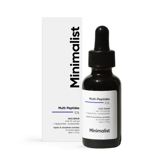 Minimalist 10% Multi-Peptide Serum - Anti-Aging & Collagen Boost (30ml)