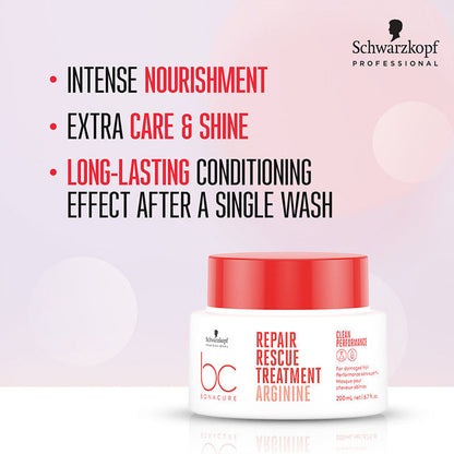 Schwarzkopf Professional Bonacure Repair Rescue Treatment - Arginine (200ml)
