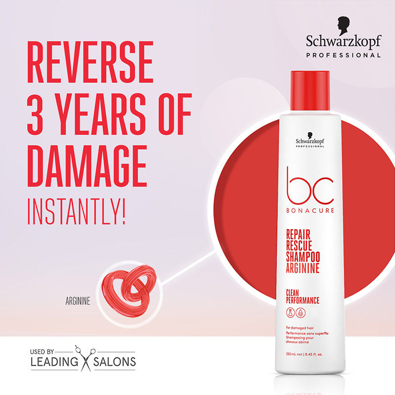 Schwarzkopf Professional Bonacure Repair Rescue Shampoo - Arginine (250ml)