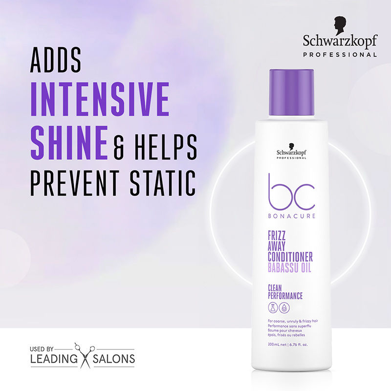 Schwarzkopf Professional Bonacure Frizz Away Conditioner - Babassu Oil (200ml)