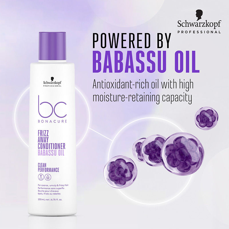 Schwarzkopf Professional Bonacure Frizz Away Conditioner - Babassu Oil (200ml)