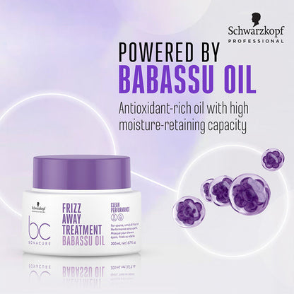 Schwarzkopf Professional Bonacure Frizz Away Treatment - Babassu Oil (200ml)