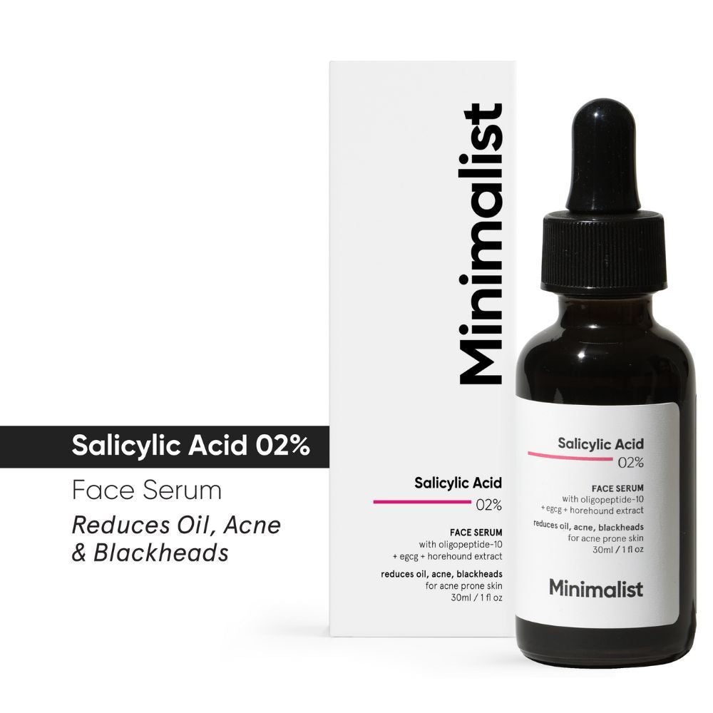 Minimalist 2% Salicylic Acid Serum - Blackhead & Whitehead Removal (30ml)