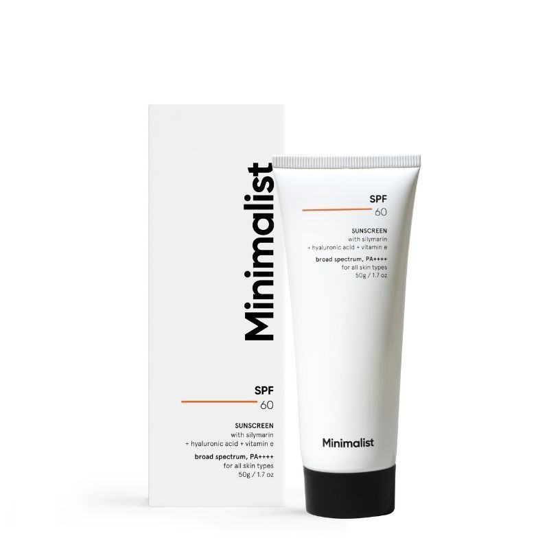 Minimalist SPF 60 PA++++ Sunscreen - Pregnancy & Lactation Safe (50gm)