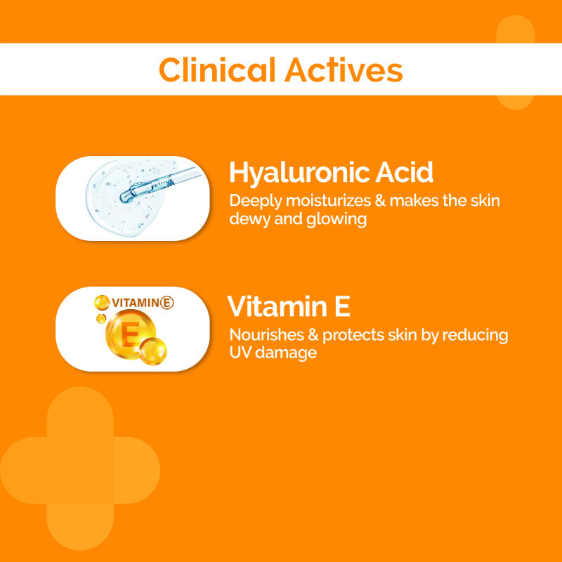 The Derma Co 1% Hyaluronic Sunscreen SPF 50 PA++++ Aqua Gel (30g)