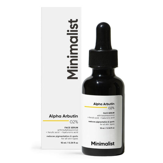 Minimalist 2% Alpha Arbutin Serum - Hyperpigmentation & Dark Spots (10ml)