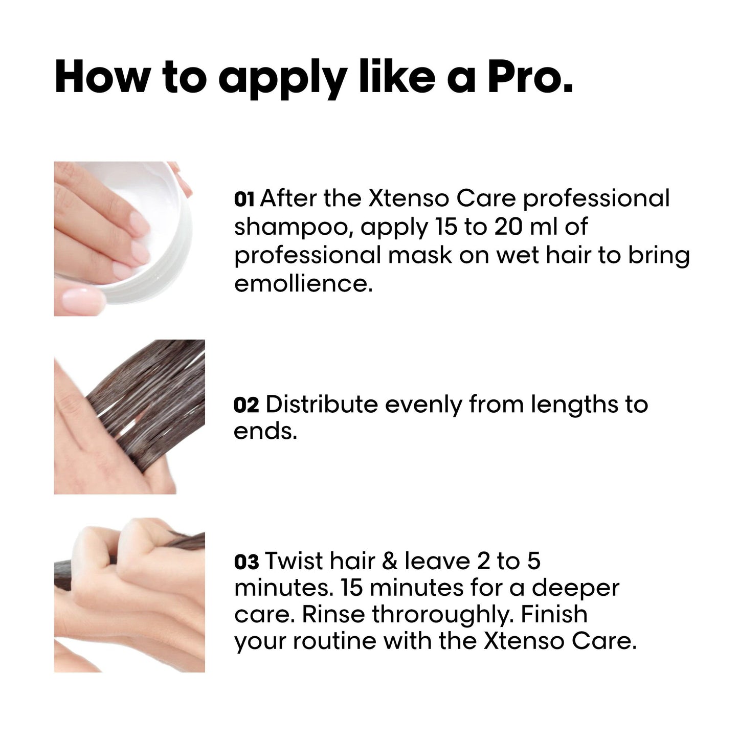 L'Oréal Professionnel Xtenso Care Masque for Frizz-Free, Smooth & Manageable Hair (196g)