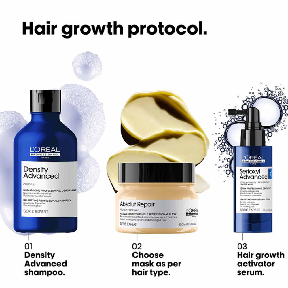 L'Oréal Professionnel Density Advanced Shampoo for Thinning Hair (300ml)