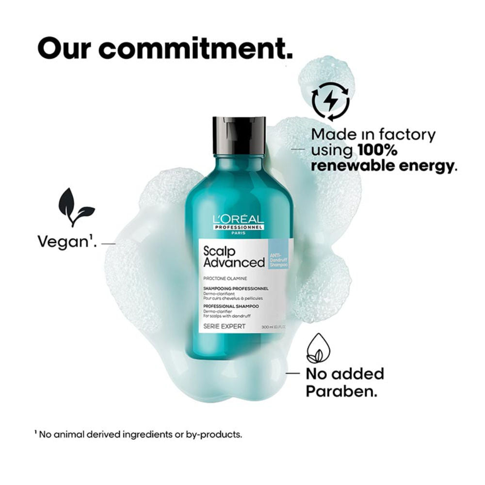 L'Oréal Professionnel Scalp Advanced Anti-Dandruff Dermo-Clarifier Shampoo (300ml)