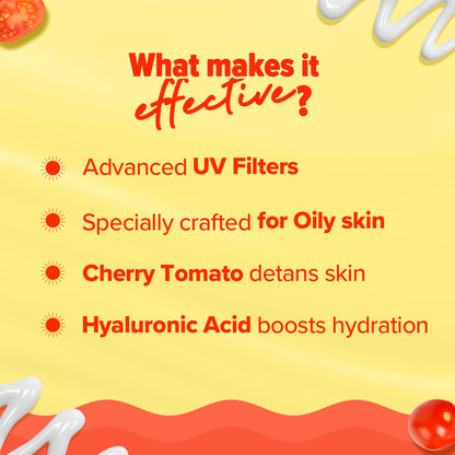 Aqualogica Detan Fluid Sunscreen SPF50+ PA++++ - Hyaluronic Acid (50g)