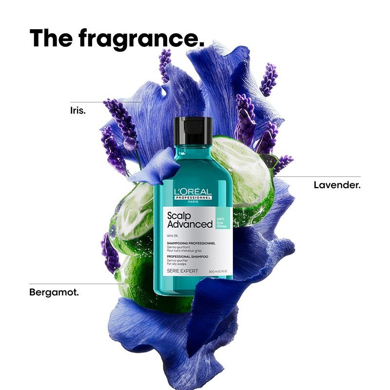 L'Oréal Professionnel Scalp Advanced Anti-Oiliness Dermo-Purifier Shampoo for Oily Scalps (300ml)