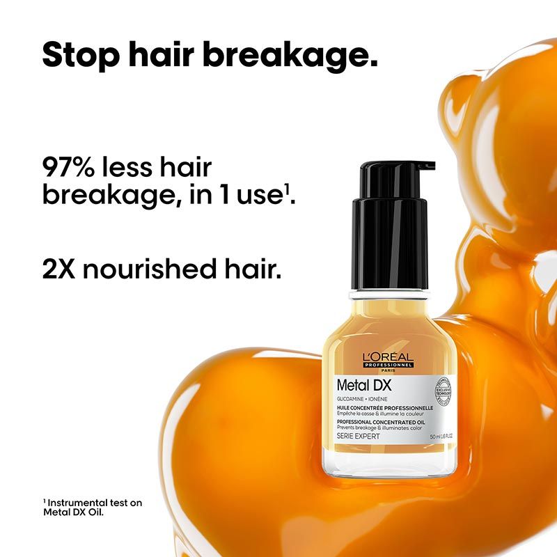 L'Oréal Professionnel Metal DX Concentrated Leave-In Serum for Soft & Shiny Hair (50ml)