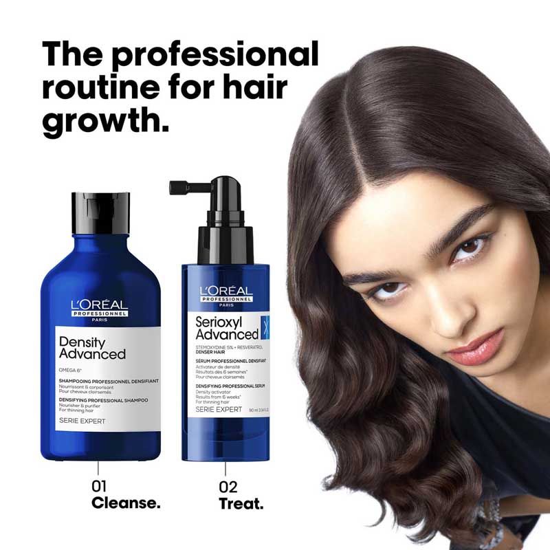 L'Oréal Professionnel Serioxyl Advanced Density Activator Leave-In Serum for Hair Growth (90ml)