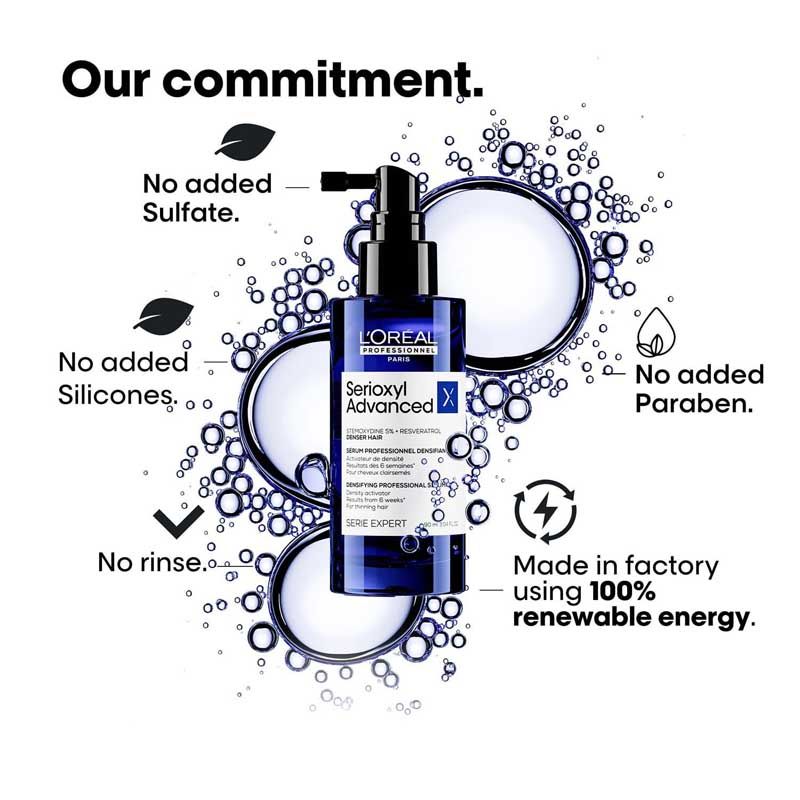 L'Oréal Professionnel Serioxyl Advanced Density Activator Leave-In Serum for Hair Growth (90ml)