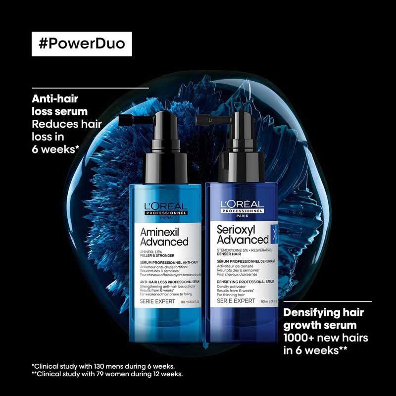L'Oréal Professionnel Serioxyl Advanced Density Activator Leave-In Serum for Hair Growth (90ml)
