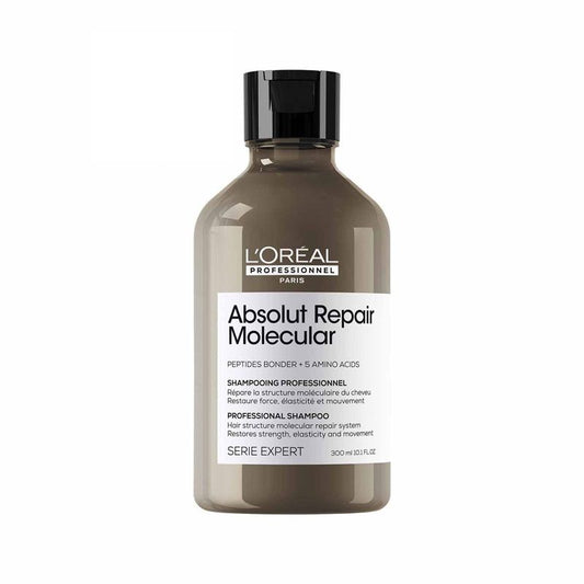 L'Oréal Professionnel Absolut Repair Molecular Sulfate-Free Deep Repair Shampoo for Very Damaged Hair (300ml)