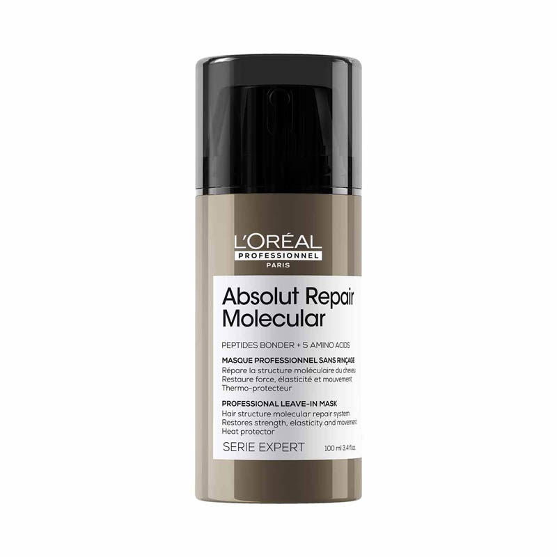L'Oréal Professionnel Absolut Repair Molecular Deep Repairing Leave-In Mask Cream for Very Damaged Hair (100ml)