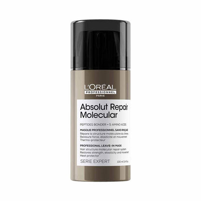 L'Oréal Professionnel Absolut Repair Molecular Deep Repairing Leave-In Mask Cream for Very Damaged Hair (100ml)