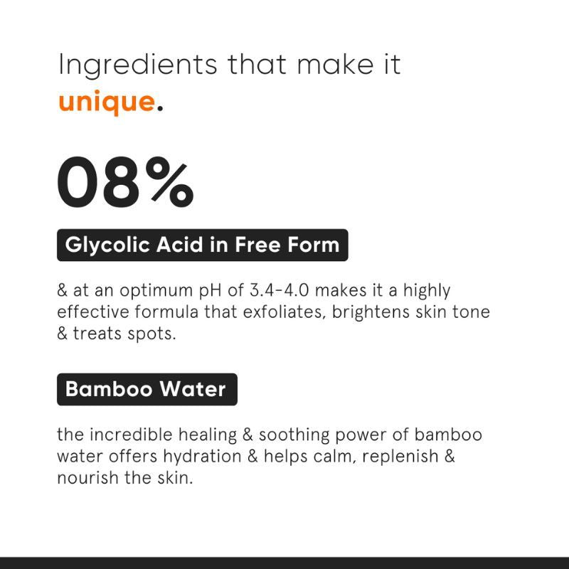 Minimalist 8% Glycolic Acid Toner - Exfoliate & Smooth Skin (150ml)