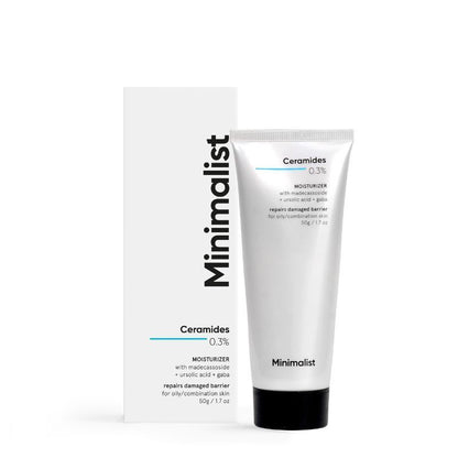 Minimalist 0.3% Ceramide Barrier Repair Moisturizer - Oily Skin (50g)