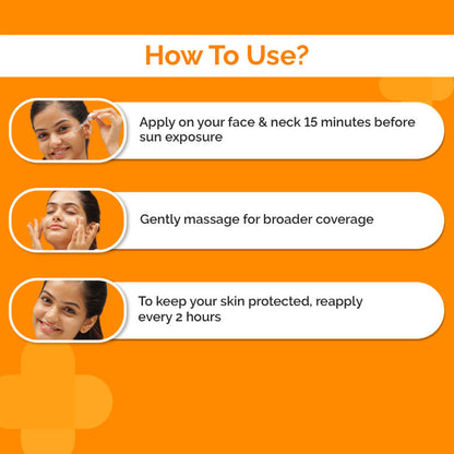 The Derma Co 1% Hyaluronic Acid Sunscreen Serum SPF 50 PA++ (30ml) - Niacinamide, Hydration & No White Cast