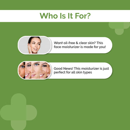 The Derma Co Oil-Free Daily Face Moisturizer with Hyaluronic Acid & Ceramides (100g)