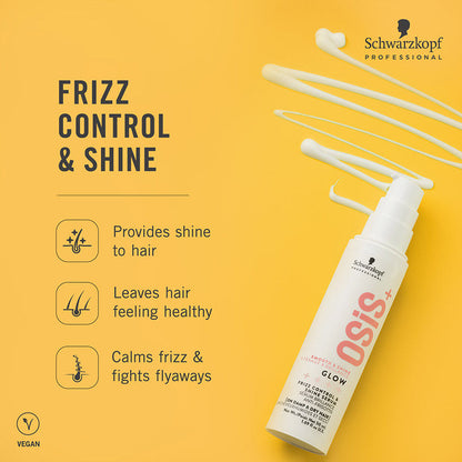 Schwarzkopf Professional OSiS+ Glow - Anti-Frizz Shine Hair Serum (50ml)