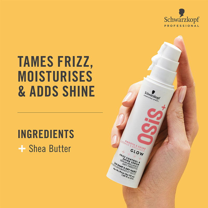 Schwarzkopf Professional OSiS+ Glow - Anti-Frizz Shine Hair Serum (50ml)