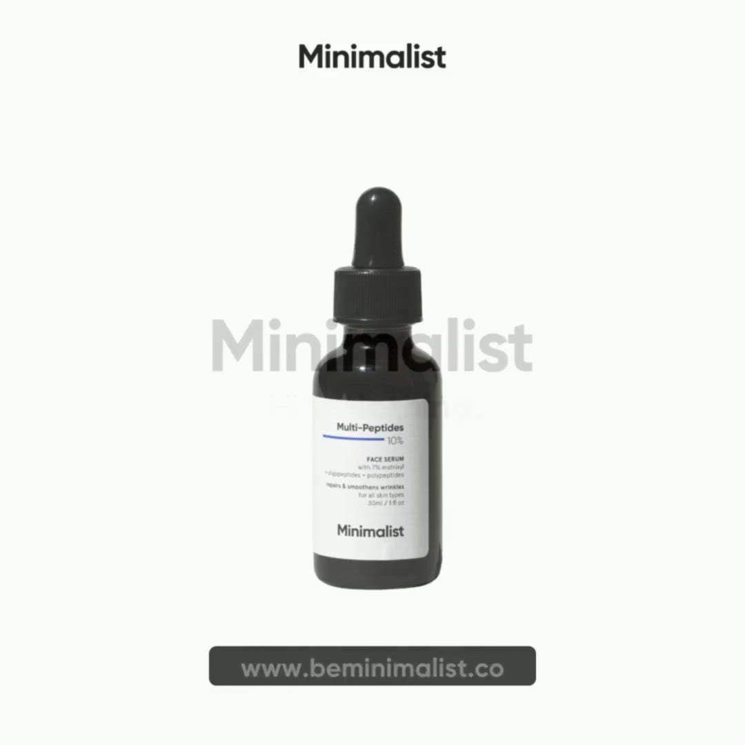 Minimalist 10% Multi-Peptide Serum - Anti-Aging & Collagen Boost (30ml)