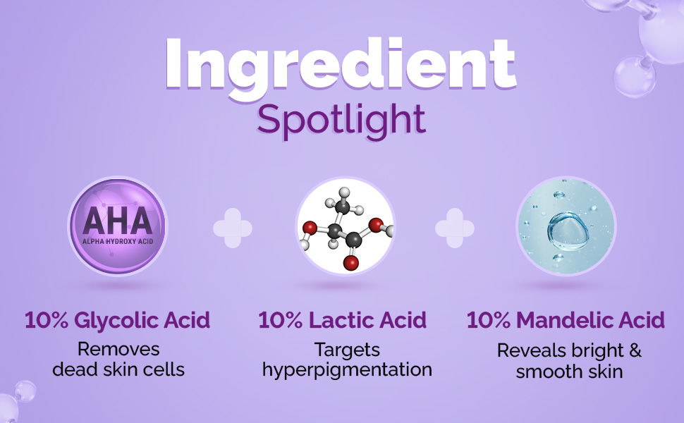 The Derma Co 30% AHA + 2% BHA Peeling Solution (30ml) - Exfoliate & Renew Skin