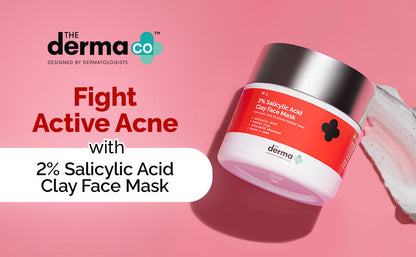 The Derma Co 2% Salicylic Acid Face Mask for Acne & Blemish Prone Skin (50g)