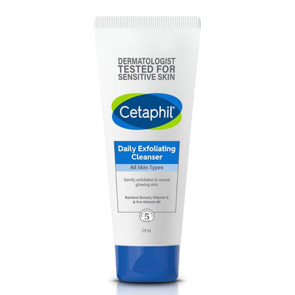 Cetaphil Daily Exfoliating Cleanser with Vitamin E and B5 (178ml)