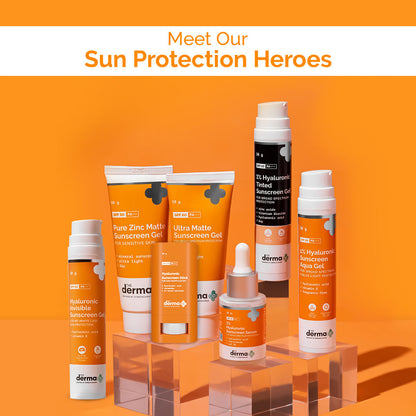 The Derma Co Hyaluronic Sunscreen Stick for All Skin Types with SPF 60 & PA++++ (20g)